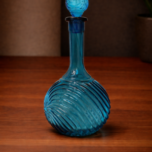 Blue Glass Decanter