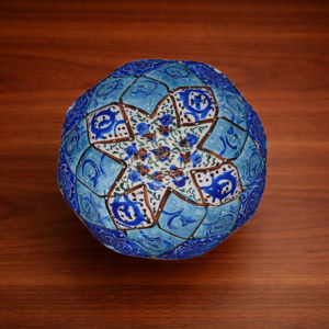 Turquoise Enamel (Minakari) Bowl