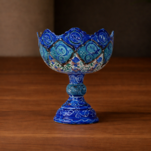 Enamel (Minakari) Pedestal Bowl