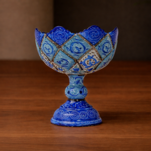 Enamel (Minakari) Pedestal Bowl