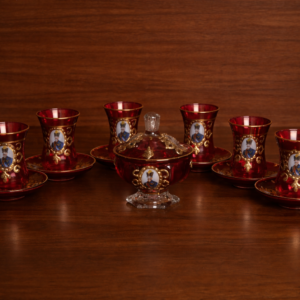 Persian Glass Tea Set