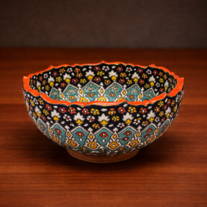 Hand Painted Minakari Pottery Bowl