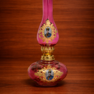 Qajar Style Ruby Glass Lamp